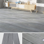 Modern Peel & Stick Mosaic Tiles Plastic Wood Look Fading Resistant Vinyl Plank