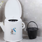 Contemporary Plastic Urinal Stand Toilet with Seat for the Bathroom