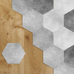 Light vinyl floors Self-adhesive matte vinyl floors with stone decor