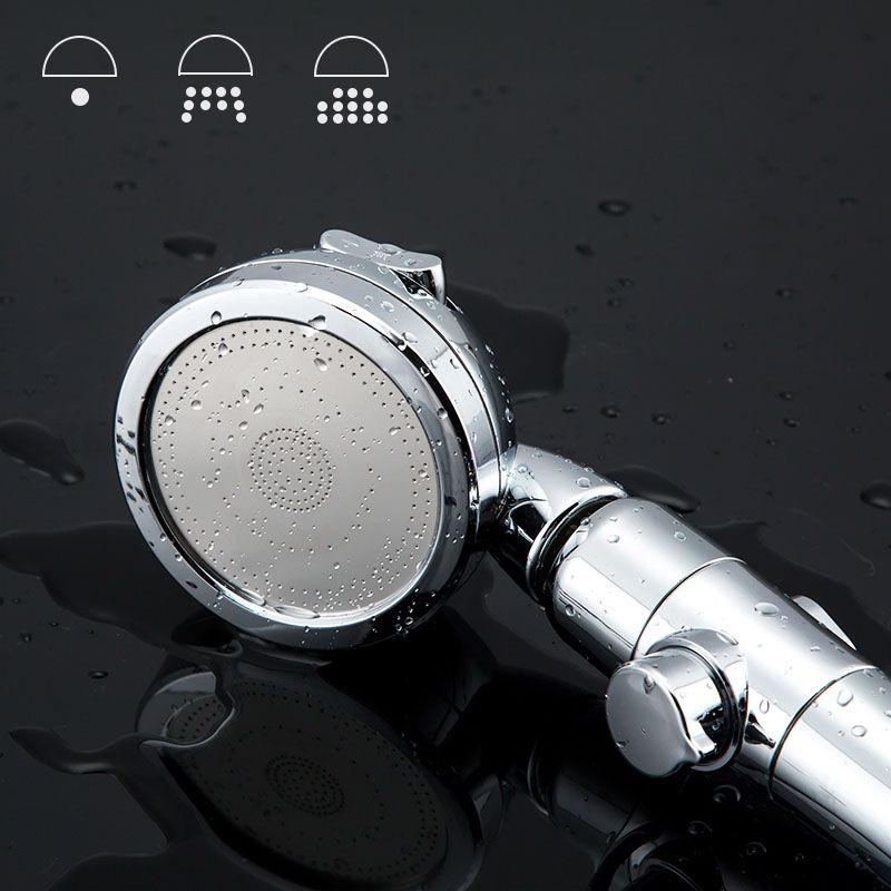 Metal Universal Pressure Shower Head Adjustable Water Flow Handheld Shower Head