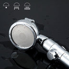 Metal Universal Pressure Shower Head Adjustable Water Flow Handheld Shower Head