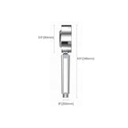 Metal Shower Heads Round Handheld Adjustable Shower Heads with Self-Cleaning