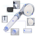 Modern Style Shower Head Plastic Handheld Shower Head with Adjustable Water Flow