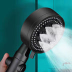 Plastic Bathroom Shower Head Wall Mounted Shower Head with Adjustable Spray Pattern