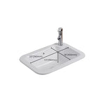 Traditional square washstand ceramics metal base washbasin