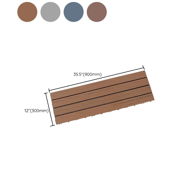 Outdoor Ground Board Strips Composite Waterproof Square Deck Board