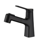 Contemporary Vessel Faucet Metal Single Handle Low Arc Vessel Faucet for the Bathroom