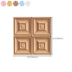 Glam peel and stick wall covering made of foam with 3D embossed panel