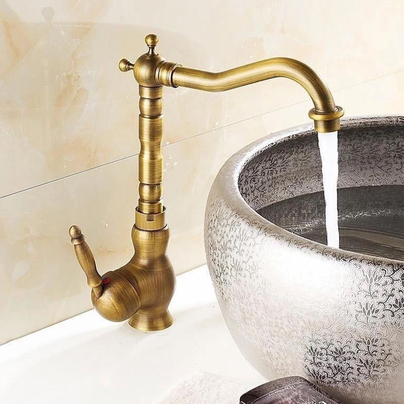 Glam Centerset Faucet Single Hole Sink Faucet with 2 Handles