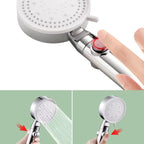 Plastic Bathroom Shower Head Wall Mounted Shower Head with Adjustable Spray Pattern