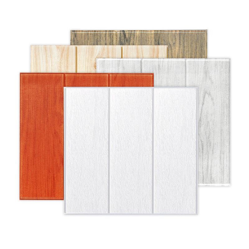 Modern Wall Cladding Peel and Stick Wood Look Design Wall Cladding