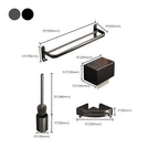 Modern Bathroom Accessories Hardware Set Bathroom Shelf Accessories Hardware Set