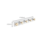Metal and Marble Bathroom Accessory Single or in Set in Gold