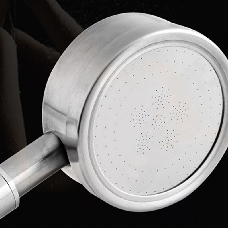 Round Shape Handheld Showerhead Traditional Metal Wall Mounted Hand Shower