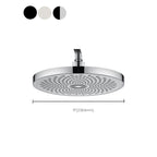Round solid shower metal modern shower head combination for the bathroom