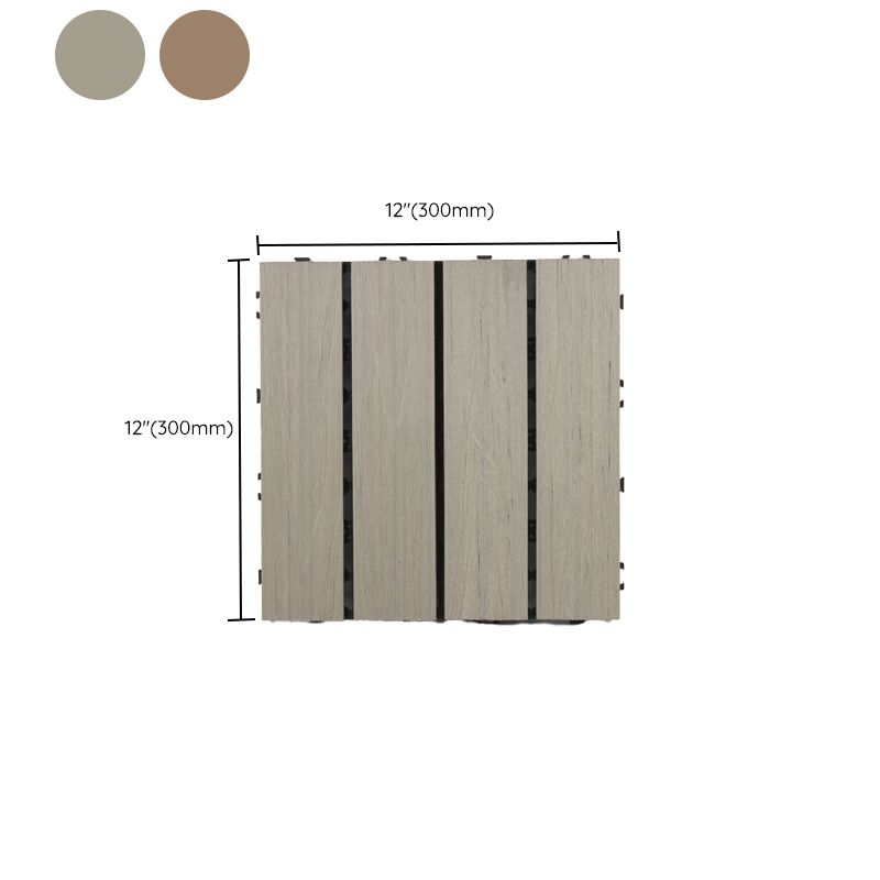 Outdoor Ground Board Strips Composite Waterproof Square Deck Board