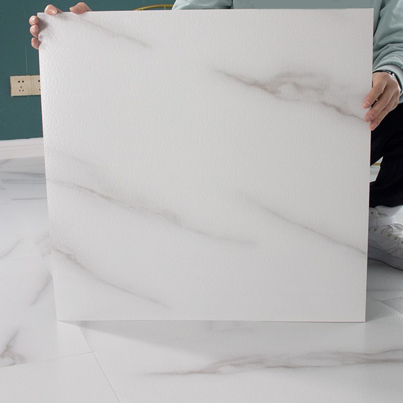 Modern vinyl flooring with marble design for peeling and sticking