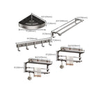 Traditional bathroom accessory as a single piece or in a set in gray