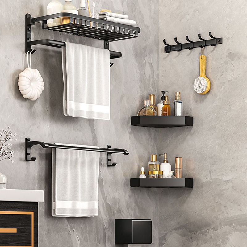 Traditional black bathroom accessories single or in set