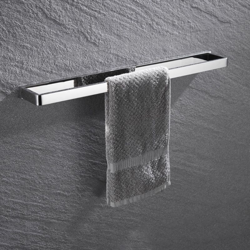 5-piece modern bathroom accessories as single item or in set Polished chrome bathroom set