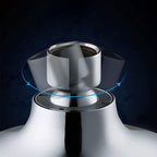Round Fixed Shower Head Adjustable Spray Pattern Wall Mounted Shower Head
