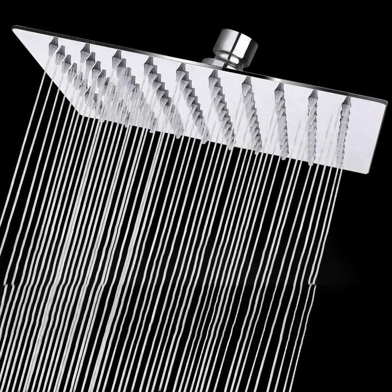 Traditional Dual Showerhead Square Wall-Mounted Dual Shower