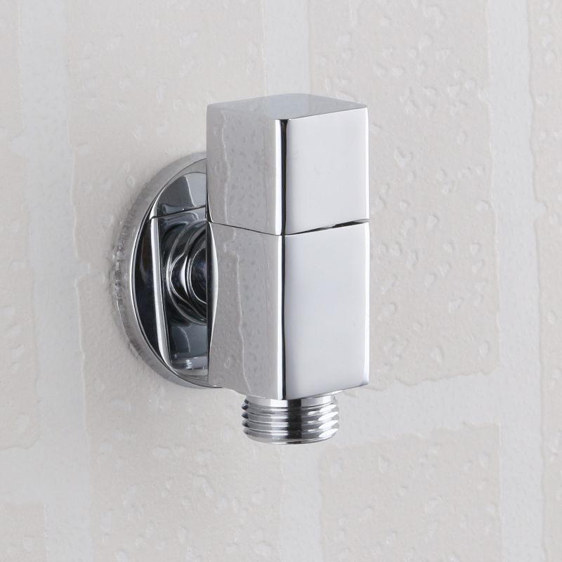 Industrial Wall-Mounted Bathroom Faucet Knob Handle Brass Faucet