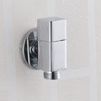 Industrial Wall-Mounted Bathroom Faucet Knob Handle Brass Faucet