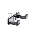 Polished Chrome Modern Bathroom Accessory Set made of Stainless Steel Towel Holder/Soap Dish