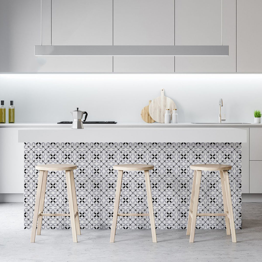 Peel & Stick Vinyl Flooring Lightly patterned vinyl flooring with a matte sheen