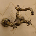 Traditional Wall-Mounted Copper Clawfoot Bathtub Faucet Trim Low Arc Clawfoot Bathtub Faucet