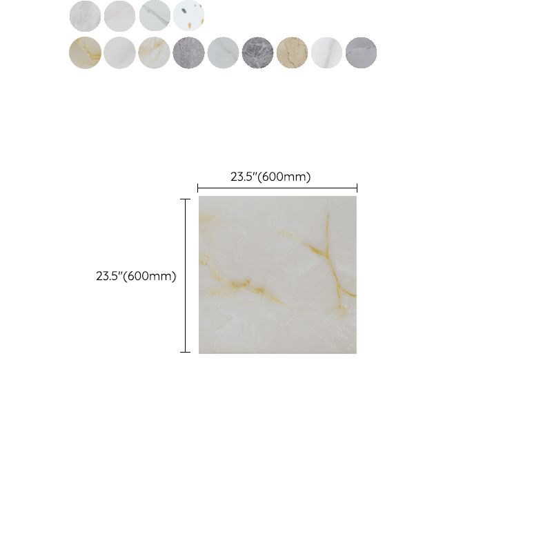 Modern Indoor Vinyl Floor Peel and Stick Marble Print Vinyl Floor