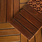 Traditional Floor Tile Interlocking Composite Outdoor Flooring Floor Tile
