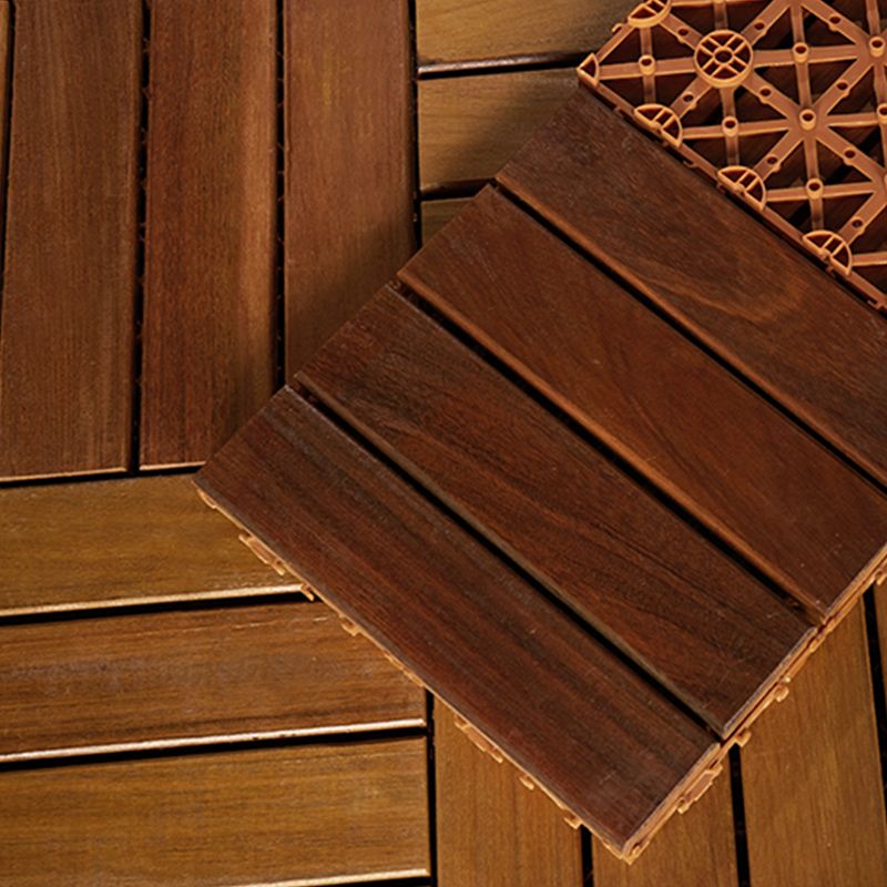 Traditional Floor Tile Interlocking Composite Outdoor Flooring Floor Tile