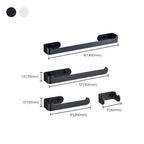 Aluminum Alloy Bathroom Set 4-Piece Modern Style Bathroom Hardware Set