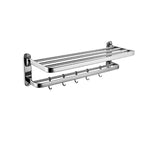 Modern Steel Bathroom Accessory Set Silver Bathroom Accessory Kit