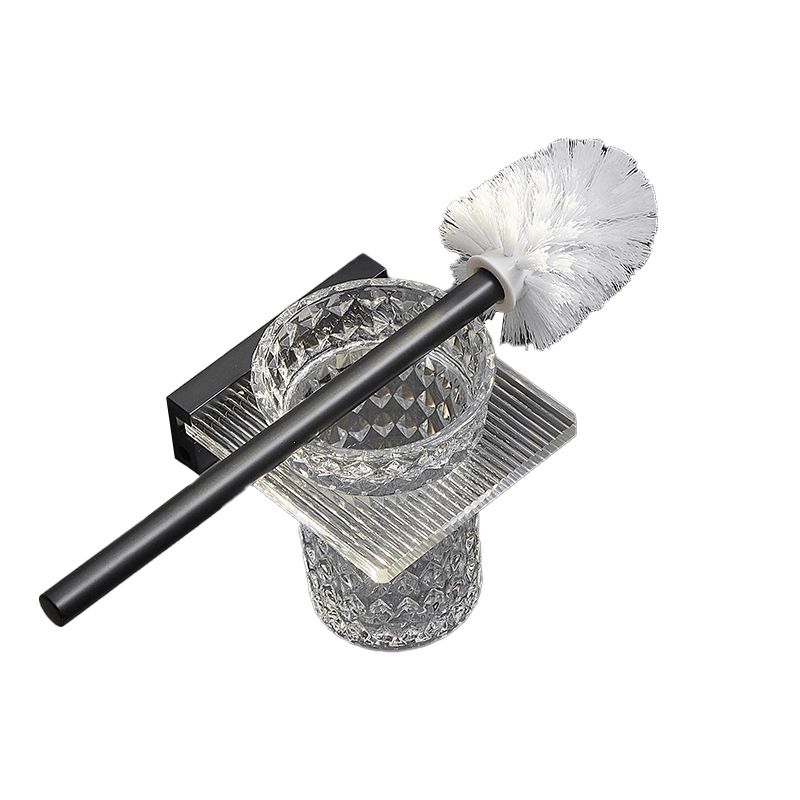 Modern bathroom accessory set bath shelf/towel holder & bathrobe hooks included