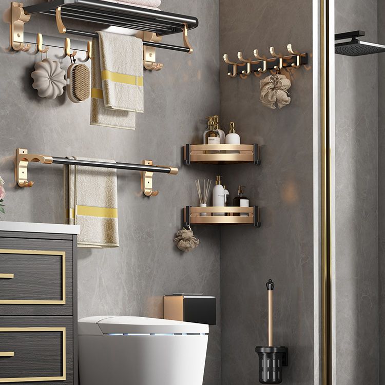7-piece traditional bathroom accessory set aluminum bathroom accessory set