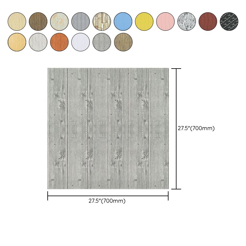 3D Embossed Interior Wall Covering Self-Adhesive Wood Look Wall Paneling