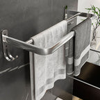 Contemporary Chrome Bathroom Hardware Set Polished Chrome Bathroom Set Made of Stainless Steel