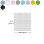 Modern Wall Access Panel PVC 3D-embossed Peel and Stick Soundproof Cladding