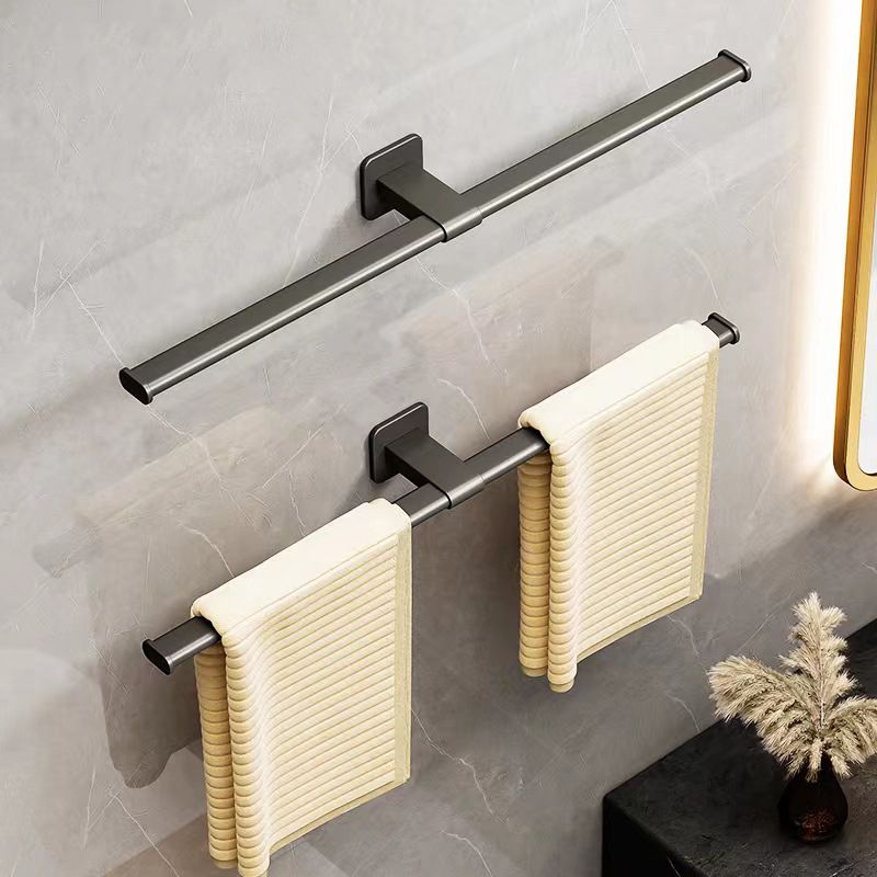 Contemporary Aluminum Bathroom Accessories Set Towel Rail Bathroom Accessories