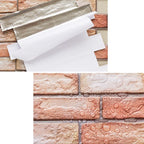 Modern 3D Brick Wall Panel Peel and Stick Waterproof Wall Covering