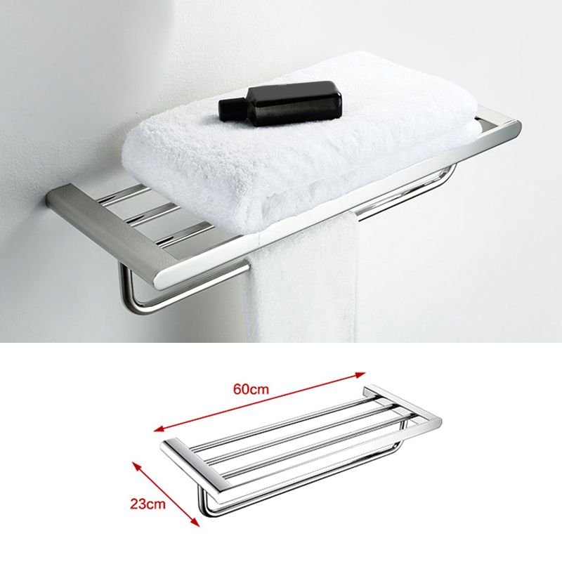 Contemporary bathroom accessories single item or in set in silver