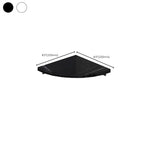 3-piece modern bathroom accessory set marble and metal bathroom shelf