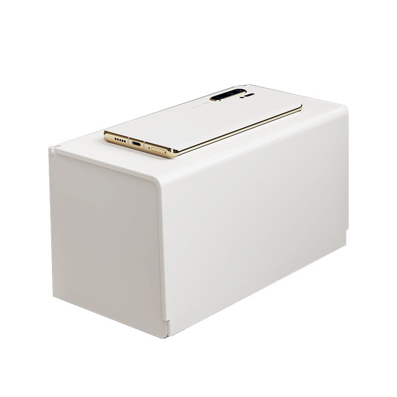 White contemporary bathroom accessory set stainless steel aluminum bathroom set