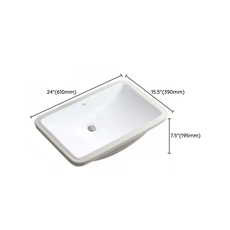 Modern Oval Washstand Ceramic Table Installation Sink Bathroom