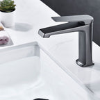 Modern basin tap lever handle copper low arc basin tap