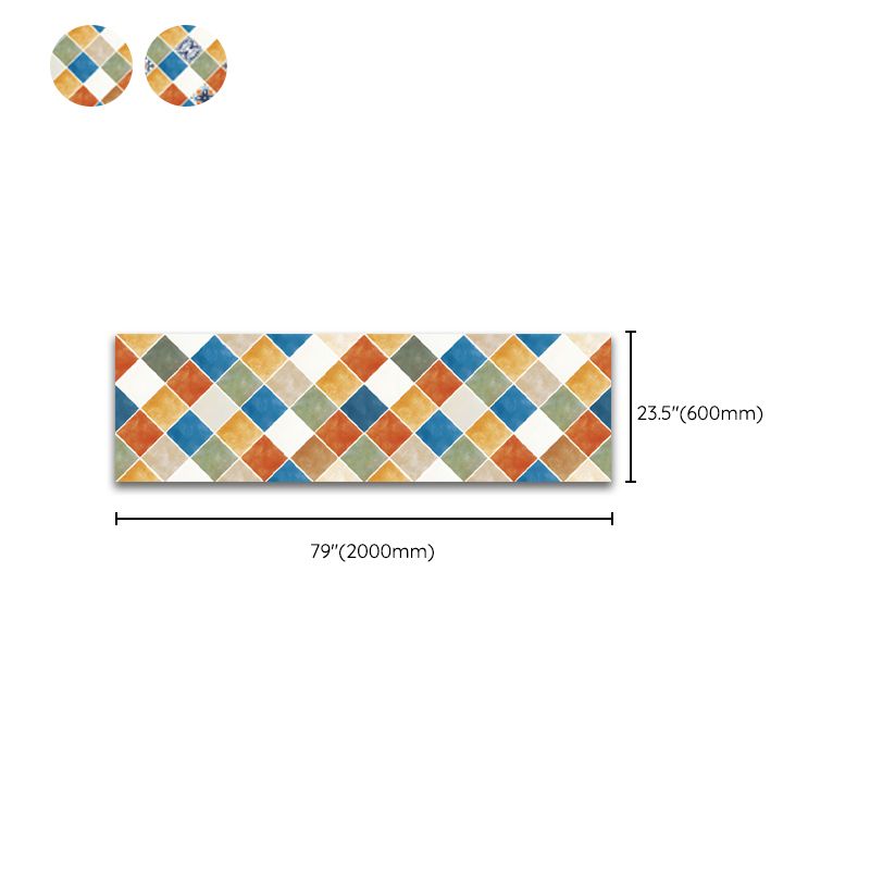 Modern Peel-and-Stick Backsplash Wall Tiles made of Plastic Mosaic Tile Wallpaper for the Kitchen