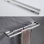 5-piece modern bathroom accessories as single item or in set Polished chrome bathroom set